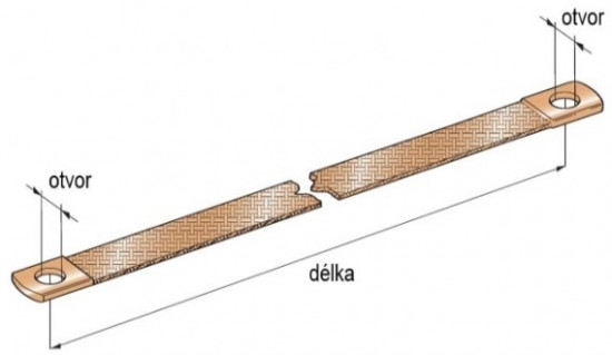 Pás uzemňovací 250x15 mm - N2