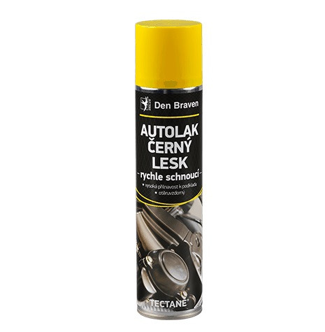Tectane Autolak černý lesk - 400 ml černá, sprej - N2