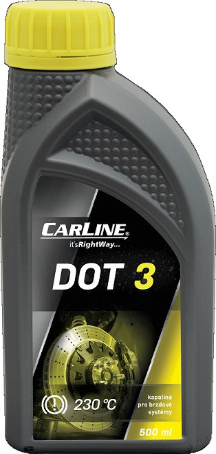 Carline DOT 3 - 500 ml brzdová kapalina do 205°C - N2