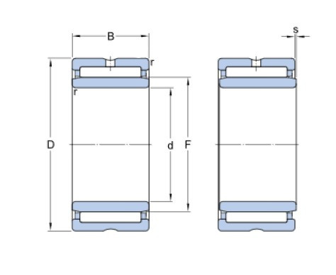 SKF NKI 30/20 jehlové ložisko - N2