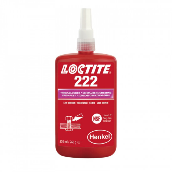 Loctite 222 - 250 ml zajišťovač šroubů NP - N2