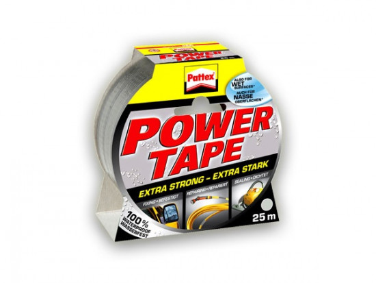 Pattex Power Tape stříbrná - 25 m - N2