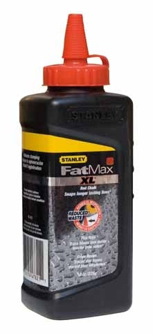 Červená prášková křída FatMax® XL 225 g, STANLEY, 2-47-821 - N2