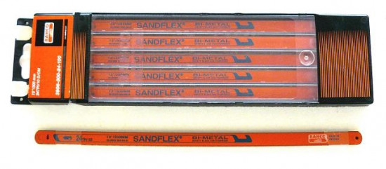 Ruční pilový list na kov jednostranný - Bahco 222950 300 SANDFLEX 10/24z", 222950, 300 SANDFLEX 10/2 - N2