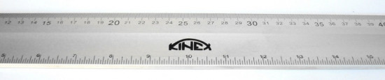 Hliníkové ploché délkové měřítko s úkosem, 251112-KINEX, 500 mm /1008.1/ - N2