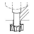 Fréza tvarová pro drážky T, F310215, 28x12 mm - N2 - 2