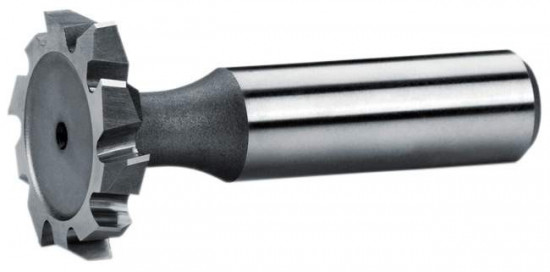 Fréza tvarová pro drážky úsečových per, F320100, 10x2,5 mm (přímé zuby) - N2