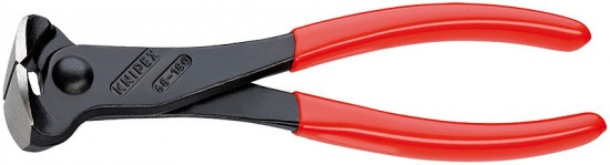 KNIPEX 68 01 180 Čelní štípací kleště, plastové návleky, fosfátováno na černo 180 mm - N2