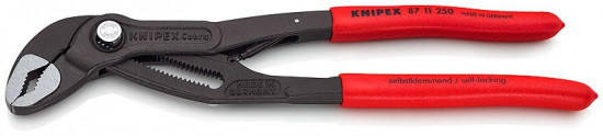 KNIPEX 87 11 250 Cobra®...matic Instalatérské kleště , plastové návleky, fosfátováno - N2