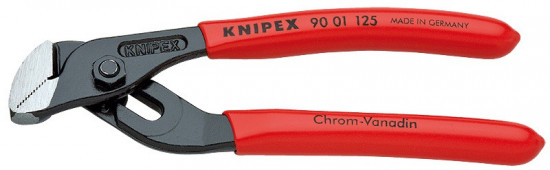 KNIPEX 90 01 125 Mini kleště na vodní čerpadla s drážkovaným kloubem, plast.návleky, fosfátováno - N2