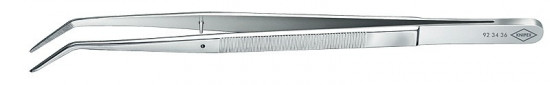 KNIPEX 92 34 36 Precizní pinzeta s vodícím kolíkem zašpičatělý tvar 155 mm - N2
