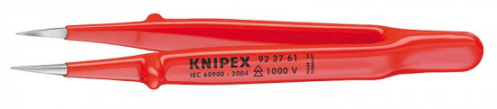 KNIPEX 92 27 61 Precizní pinzeta s vodícím kolíkem 130 mm - N2