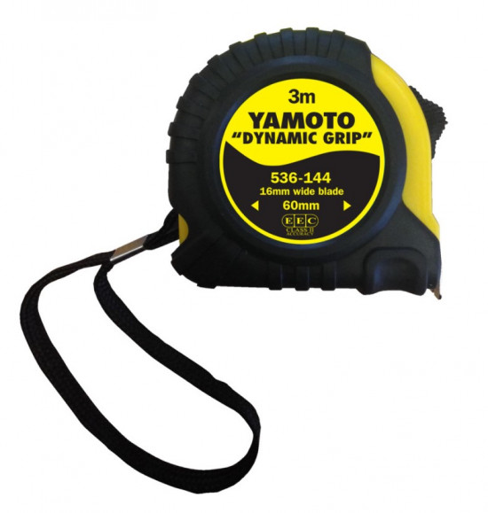 Metr svinovací 3m x 16 mm Dynamic Grip 536-144, Yamoto YMT5361440K - N2
