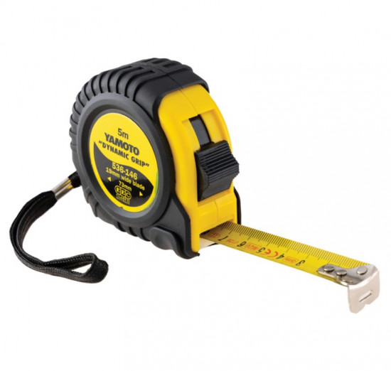 Metr svinovací 5m x 19mm Dynamic Grip 536-146, Yamoto YMT5361460K - N2