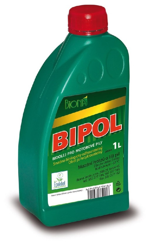 Biona BIPOL - 1 L bioolej k mazání řetězů pil - N2