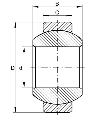 Durbal DGEG 10 E kloubové ložisko ocel/ocel - N2 - 2