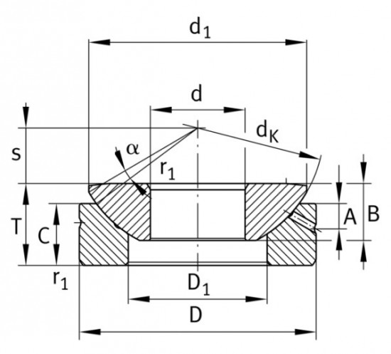 Durbal DGE 100 AX axiální kloubové ložisko - N2 - 2
