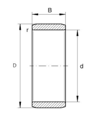 INA LR 20x25x20,5 ložiskový kroužek - N2 - 2