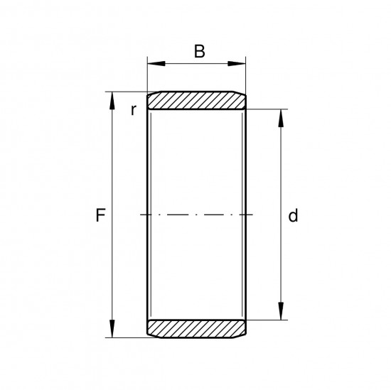 INA LR 20x25x20,5 ložiskový kroužek - N2 - 3