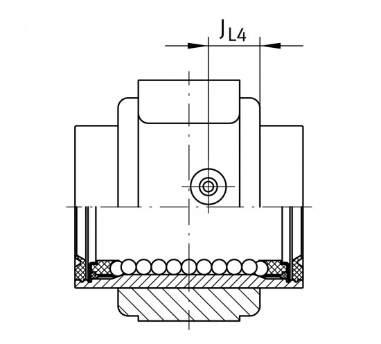 INA KGBO 40 PP-AS lineární kuličkové ložisko - N2