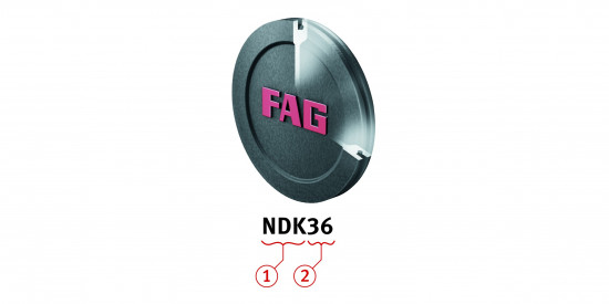 FAG NDK 36 koncové víko - N2 - 2