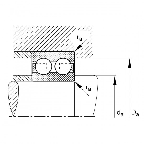 FAG 4312-B-TVH kuličkové ložisko - N2 - 3