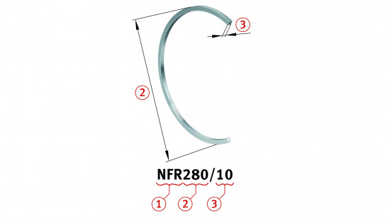 FAG FRM 110/13 polohovací kroužek - N2 - 3