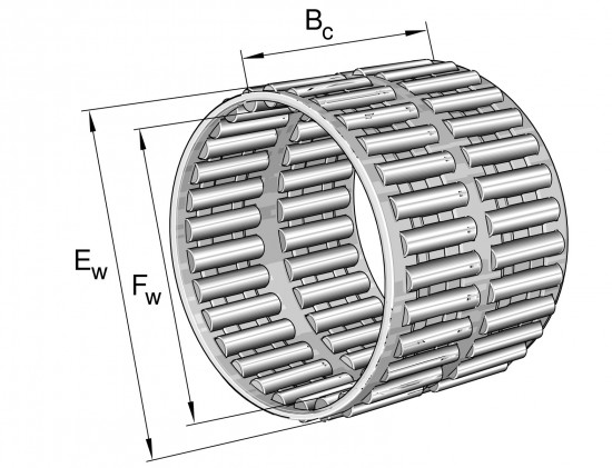 INA K 60x68x30 ZW jehlová klec - N2
