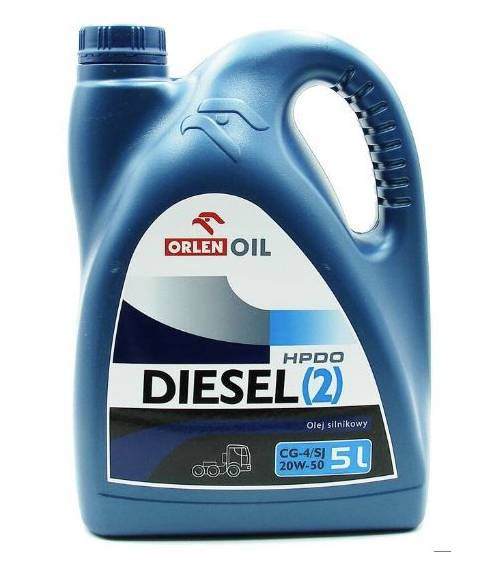 Orlen Diesel 2 HPDO CG-4/SJ 15W-40 - 5 L motorový olej ( Mogul Diesel DT 15W-40 ) - N2