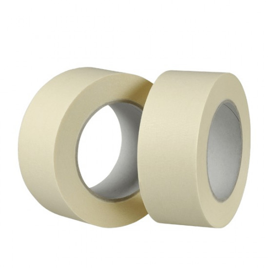 Den Braven Maskovací krepová páska 80 °C - 50 m x 25 mm světle žlutá _B701MA - N2 - 2