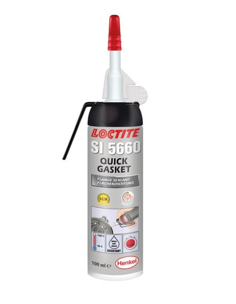 Loctite SI 5660 - 100 ml šedý, silikonové těsnění BOZP - N2