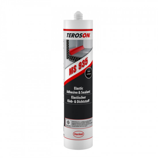 Teroson MS 935 - 290 ml černý těsnící tmel - N2