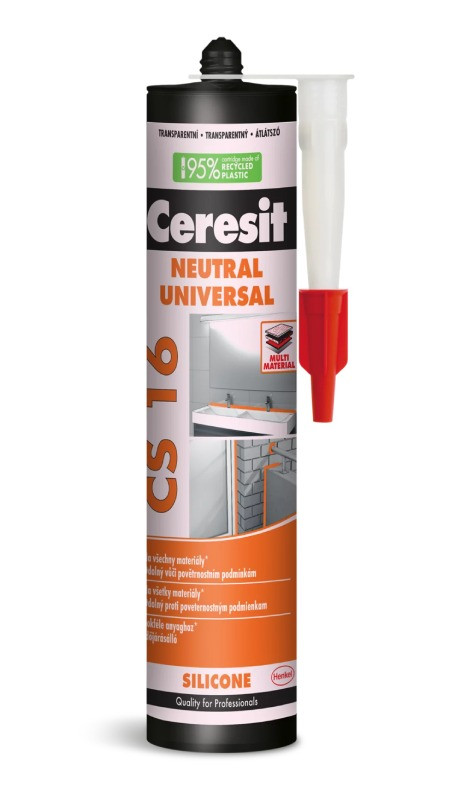 Ceresit CS 16 Neutral - 280 ml neutrální silikon transparentní - N2