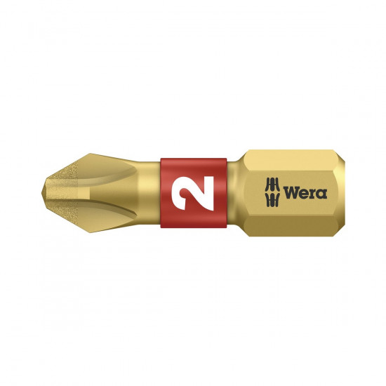 Bit křížový Phillips PH2x25 mm diamantový povlak 851/1 BDC, WERA 056402 - N2 - 2