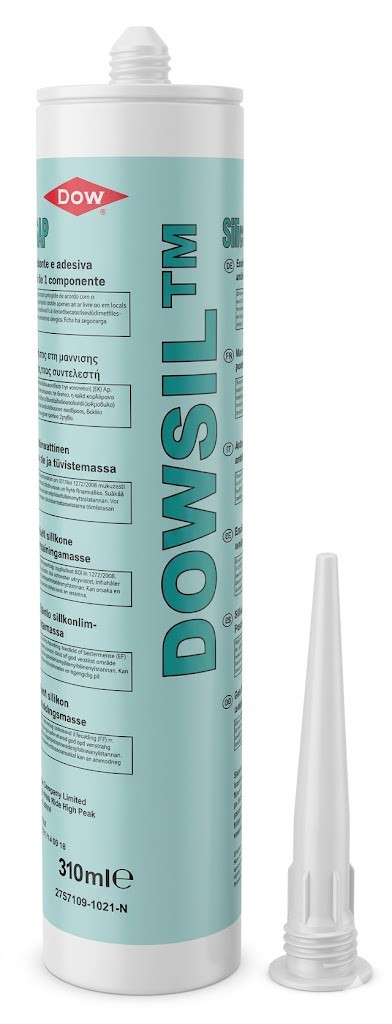 Dowsil Q3-1566 - 310 ml černé tepelně odolné lepidlo/tmel - N2