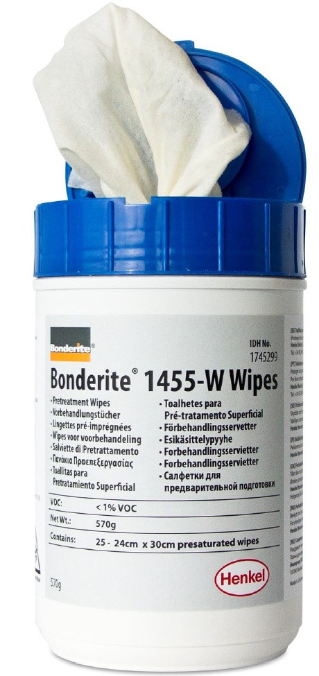 Bonderite M-NT 1455 utěrky - dóza 50 ks (1280g) - N2