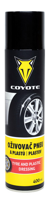 Coyote oživovač pneu a plastů - 400 ml sprej - N2