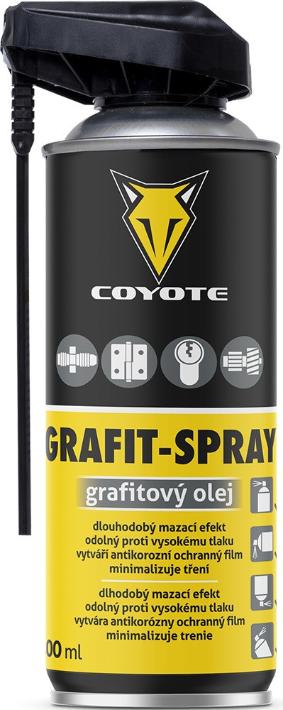 Coyote Grafit Spray - 400 ml grafitový olej - N2