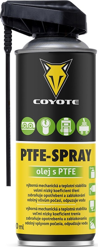 Coyote PTFE Spray - 400 ml olej s PTFE - N2