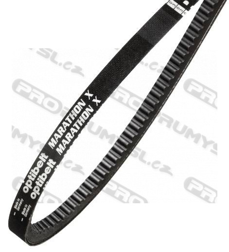Optibelt AVX 10 X 1050 Marathon 1 Keilriemen – Gezahnter Keilriemen, 10 Mm Breit, 1050 Mm Lang, Flankenoffen