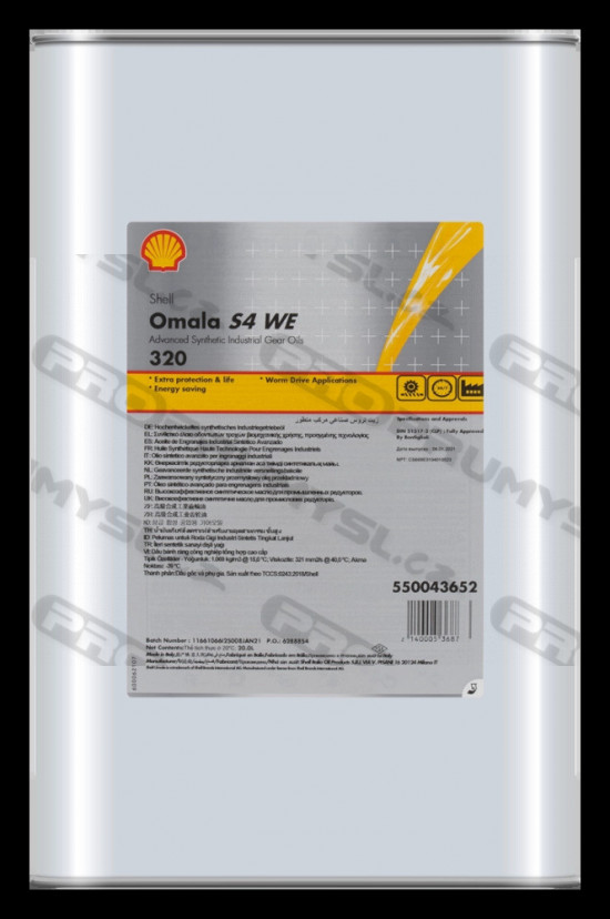 Shell Omala S4 WE 320 - 20 L převodový olej | ProPrumysl.cz