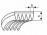 Řemen víceklínový 5 PJ 1168 (460-J) Gates Micro-V - N2 - 3