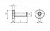 Šroub válcová extra nízká hlava- inbus M4x10-10.9 černěno - N2 - 2