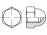 Matice klobouková DIN 1587 M3 |06| pozink - N2 - 2