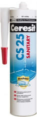 Ceresit CS 25 - 280 ml silikon sanitár toffi - N1