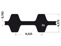 Řemen ozubený 450 DL optibelt ZR rukáv - N1