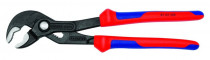 KNIPEX 87 02 180 Cobra® Kleště na trubky 42 mm a matice 36 mm, vícesložkové návleky, fosfát. na šedo - N1