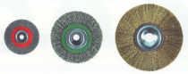 Kartáč kotoučový, bronz vlnitá, KARTAC, 1211135 - 100x30x8/0,25 - N1