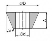 Kleština RUBBER FLEX JACOBS pro hlavy ZHB, KLESTINA, J-461 /281 063/ 10,0-16,0 mm - N1