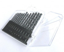 Sada vrtáků DIN 338RN HSS 1,5-6,5 mm (po 0,5mm) 13 ks v plastové krabičce, STIMZET - N1